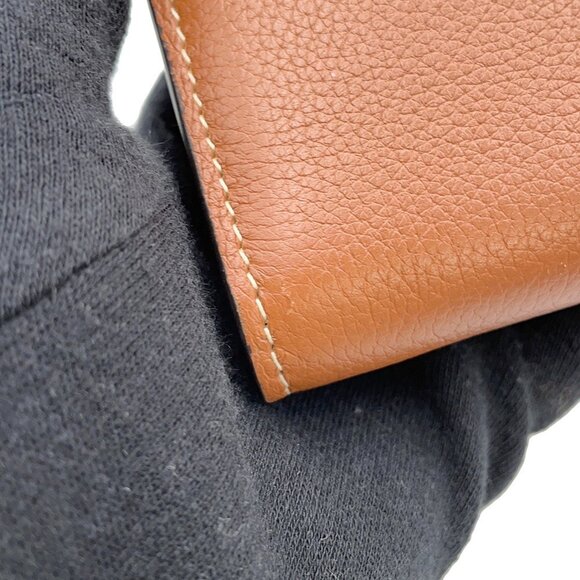 CELINE Brown Leather Wallet - Picture 7 of 15